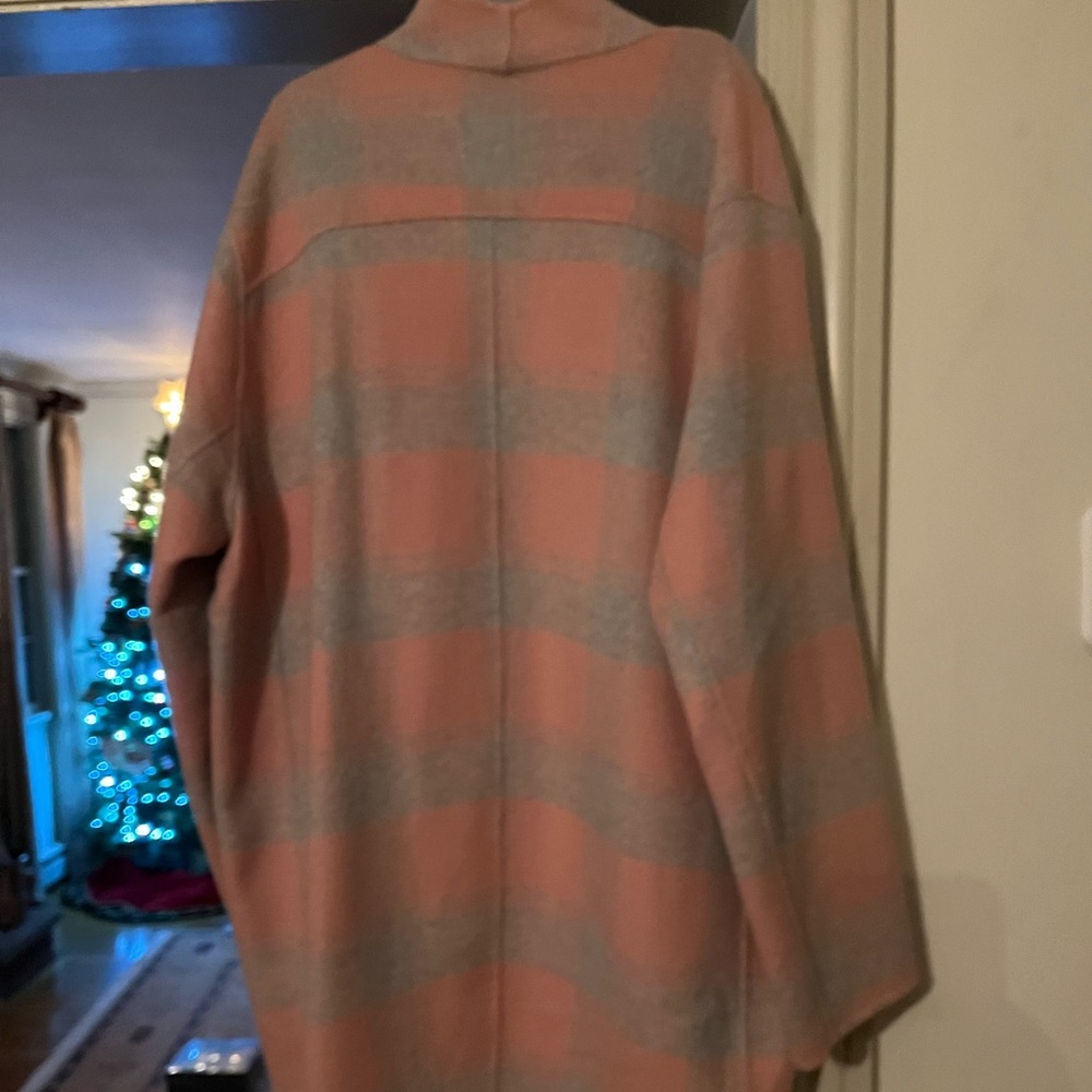 Fun plaid Wool Coat